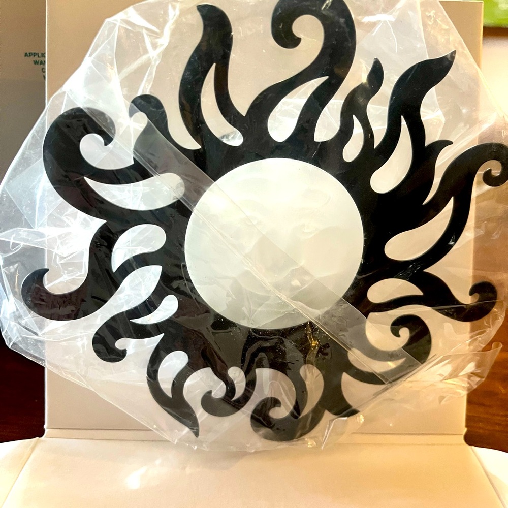 Black Sun Wall Decor